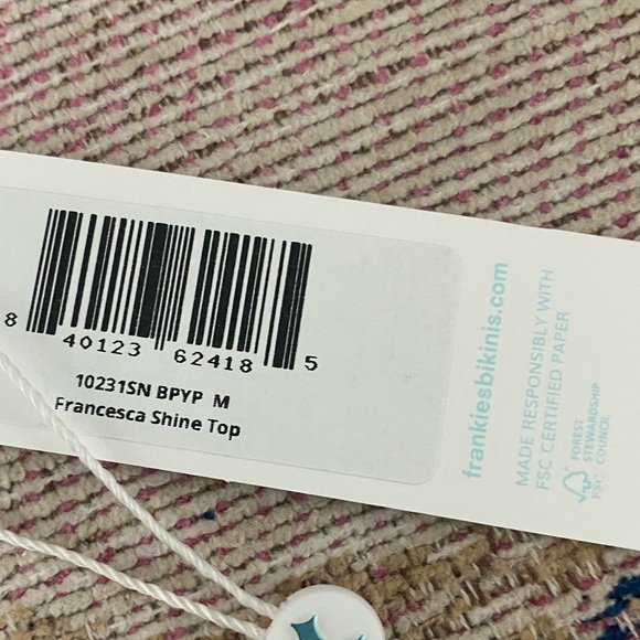 Frankies Bikinis Francesca Shine Top and Francesca shine bottom - Picture 7 of 15
